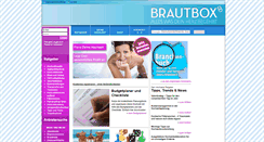 Desktop Screenshot of brautbox.de