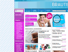 Tablet Screenshot of brautbox.de